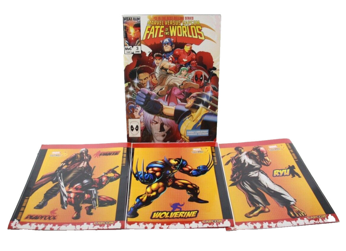 Marvel Vs Capcom 3: Fate of the Worlds Comic Book - DeadPool & Wolverine