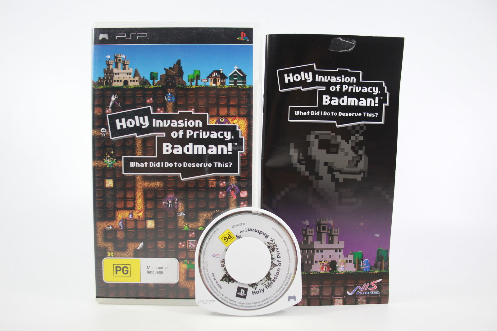 Holy Invasion of Privacy Badman! What did I Do To Deserve This? (PSP) [PAL]