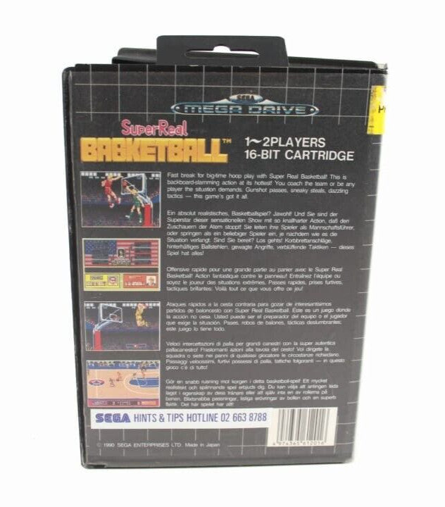 Super Real Basketball  - SEGA Mega Drive [PAL] - WITH WARRANTY