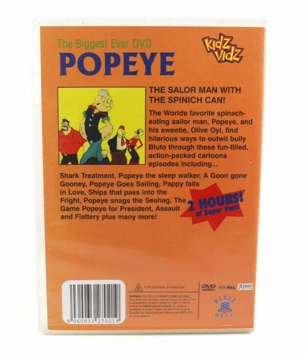 The Biggest Ever Popeye - DVD [PAL]