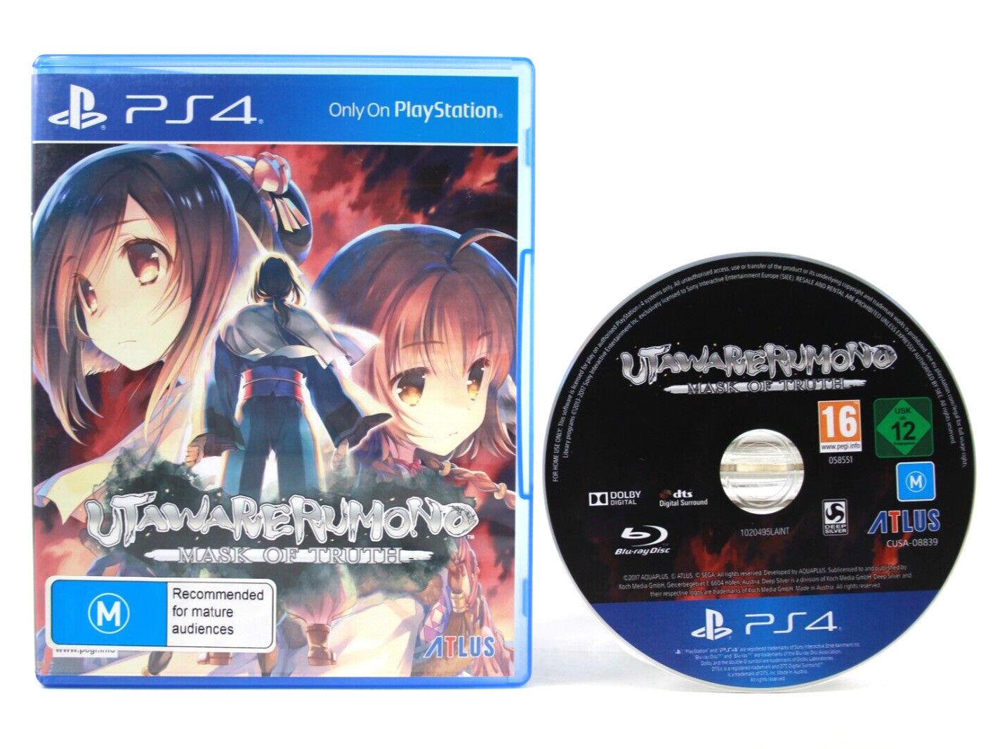Utawarerumono Mask Of Truth - PlayStation 4 (PS4) [PAL] - WITH WARRANTY