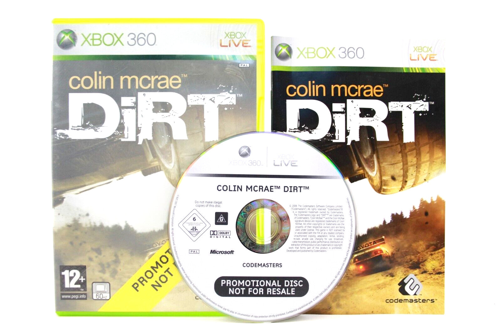 Colin McRae: Dirt  - PROMO COPY (Xbox 360) [PAL] - WITH WARRANTY