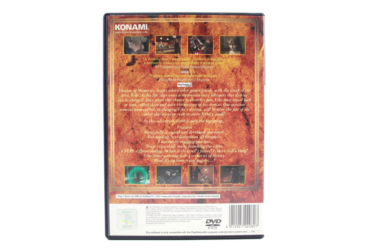 Shadow of Memories - PlayStation 2 (PS2) [PAL] - WITH WARRANTY