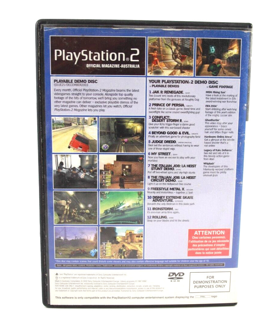 PlayStation 2 (PS2) ops2m 39 DEMO DISC PS2 Magazine Australia
