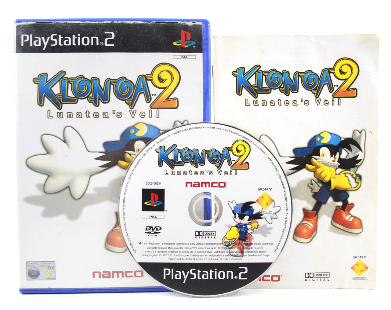 Klonoa 2: The Lunatea's Veil - PlayStation 2 (PS2) [PAL] - WITH WARRANTY