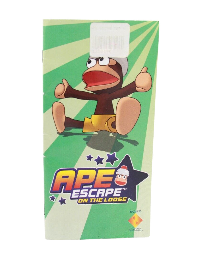 Ape Escape: On the Loose [MANUAL ONLY] - PlayStation Portable (PSP) [PAL]