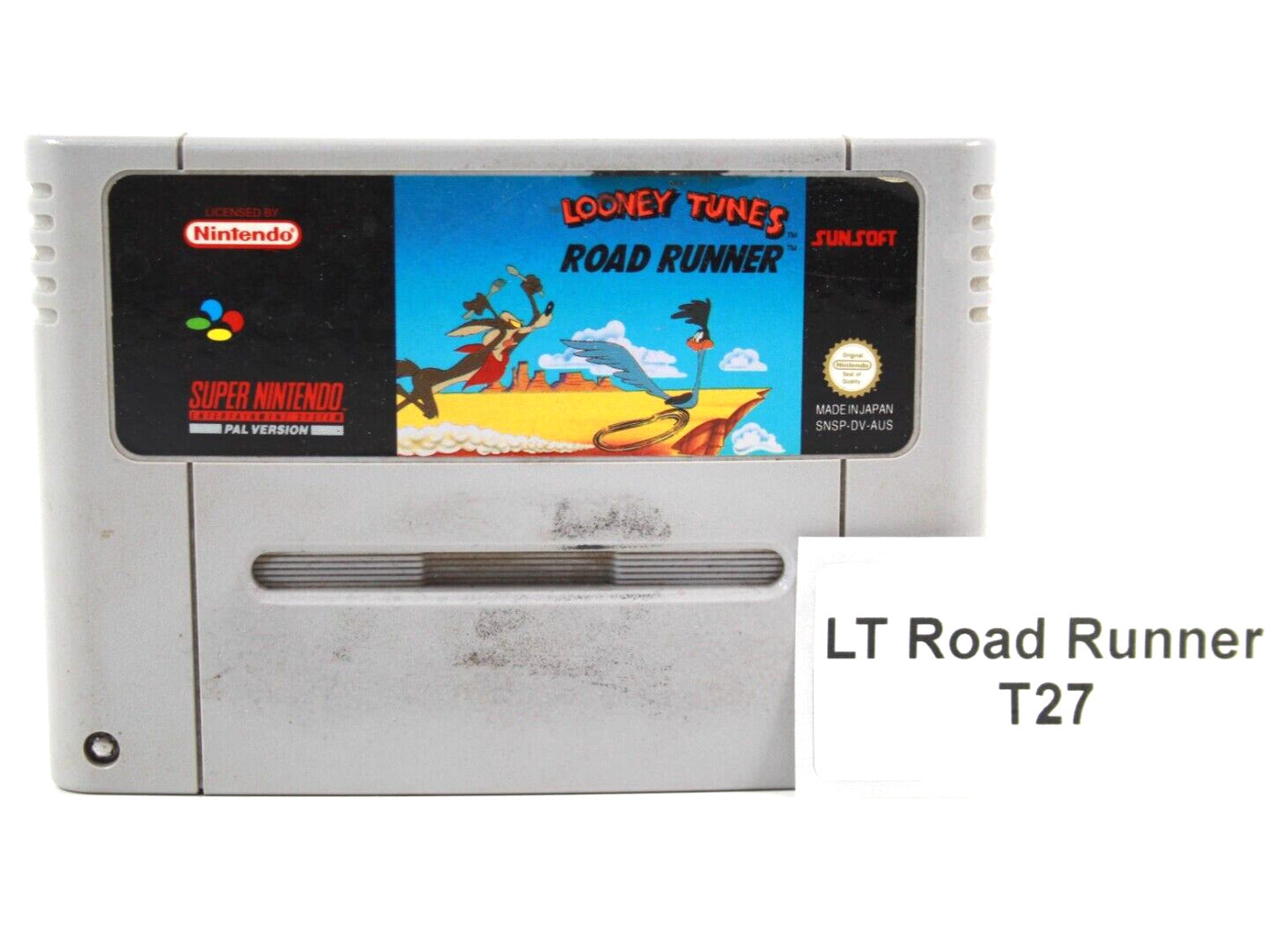 Road Runner Looney Tunes [CART ONLY] - Super Nintendo (SNES) [PAL] WITH WARRANTY