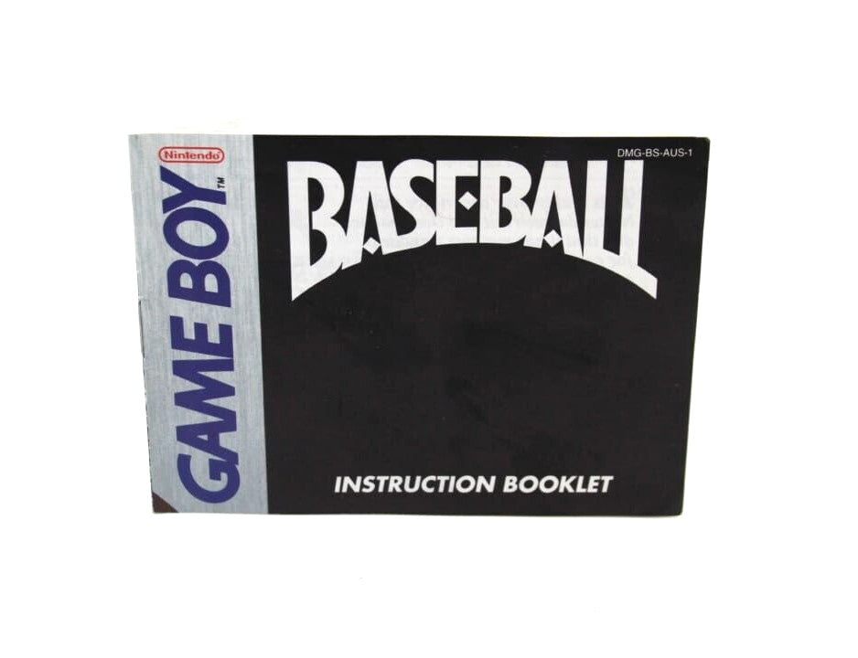 Baseball - Nintendo Game Boy (GB) **MANUAL ONLY** [PAL]