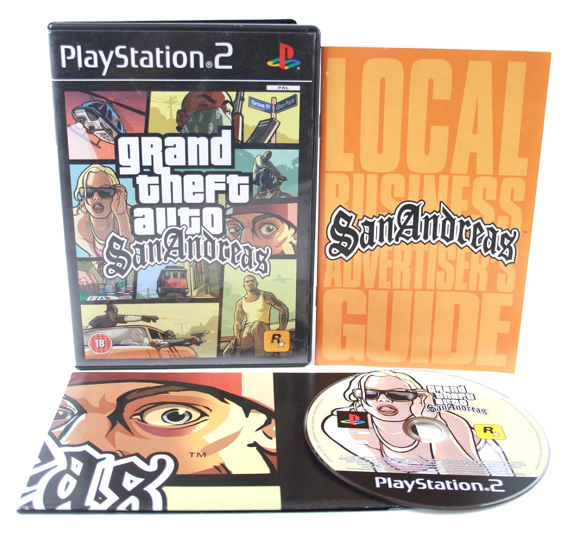 Grand Theft Auto: San Andreas - PlayStation 2 (PS2) [PAL] - WITH WARRANTY