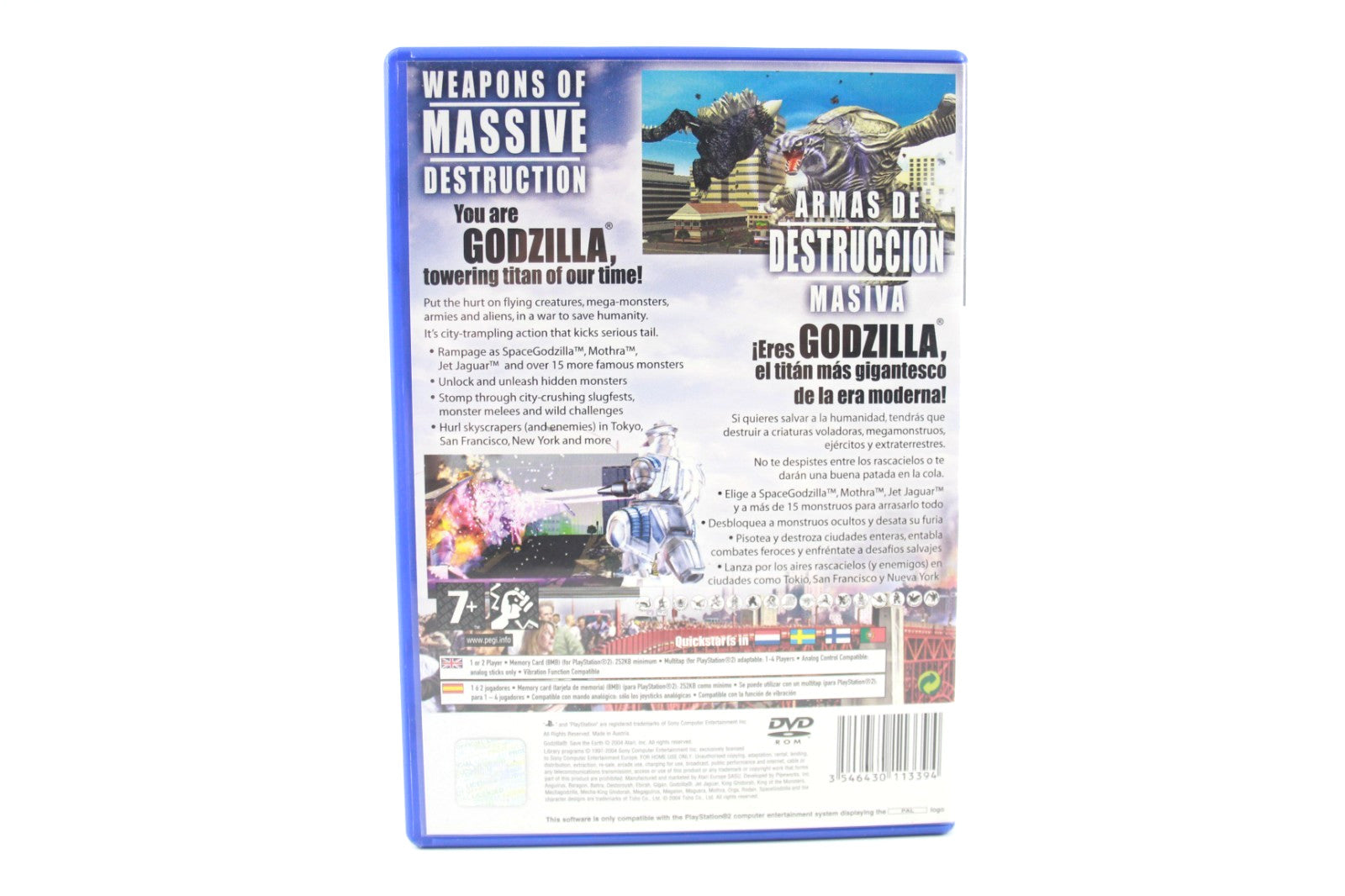Godzilla Save the Earth - PlayStation 2 (PS2) [PAL] - WITH WARRANTY
