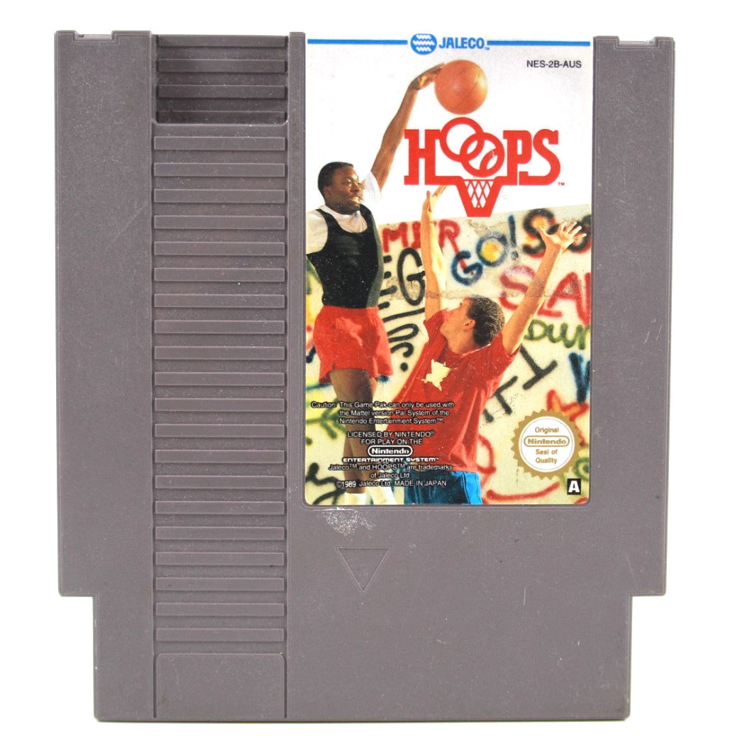 Hoops [CART ONLY] -Nintendo Entertainment System (NES) [PAL] WARRANTY
