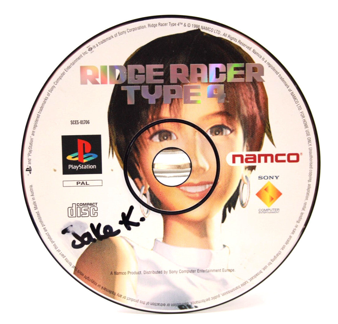 Ridge Racer Type 4 [DISC ONLY] - PlayStation 1 (PS1) [PAL] - WITH WARRANTY