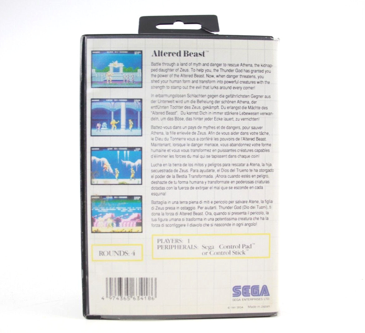 Altered Beast - SEGA Master System [PAL] - WITH WARRANTY