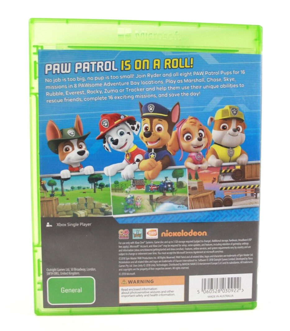 PAW Patrol: On a Roll! - Xbox One [PAL] - WITH WARRANTY