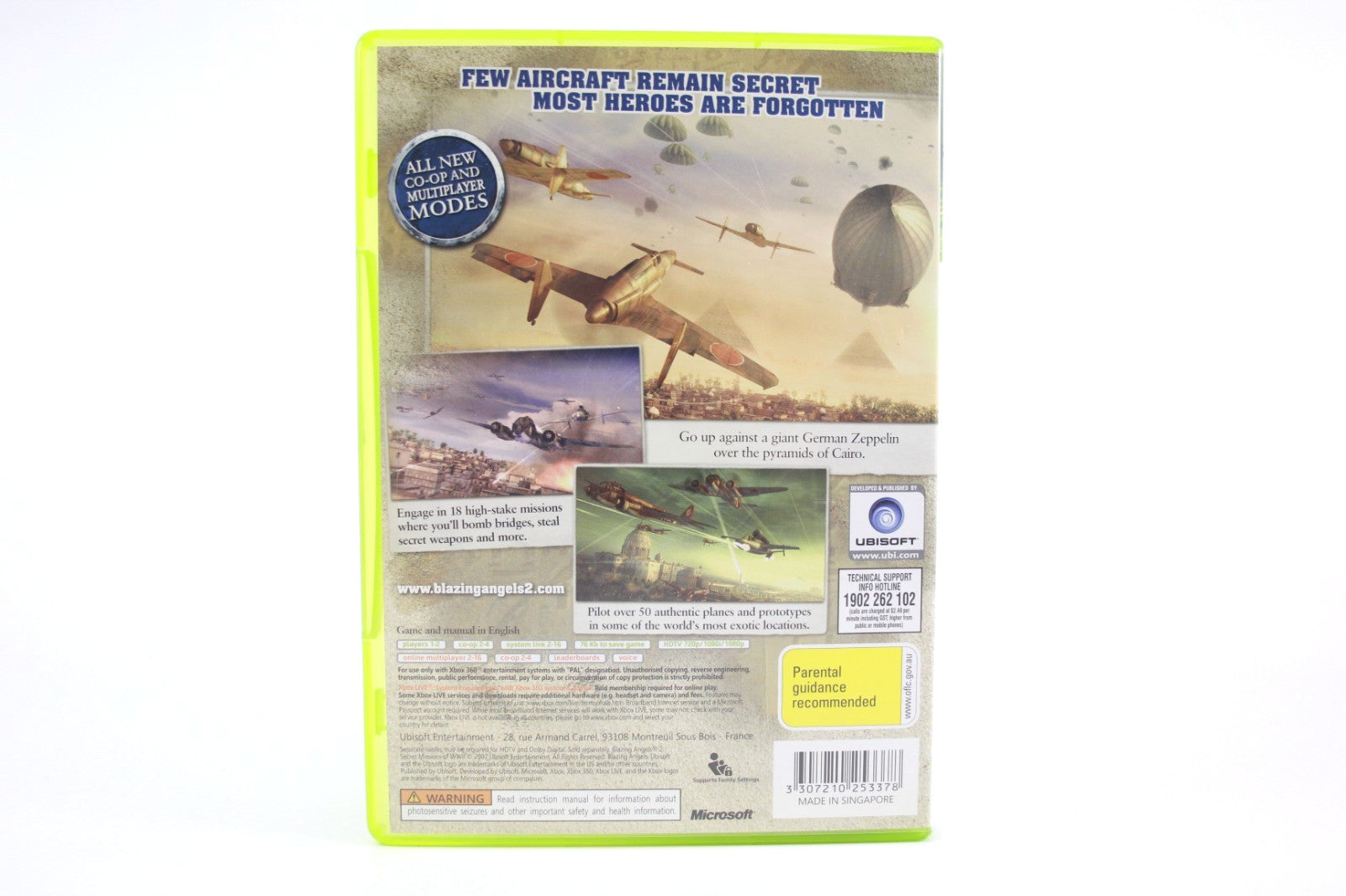 Blazing Angels 2 Secret Missions of WWII - Xbox 360 [PAL] - WITH WARRANTY