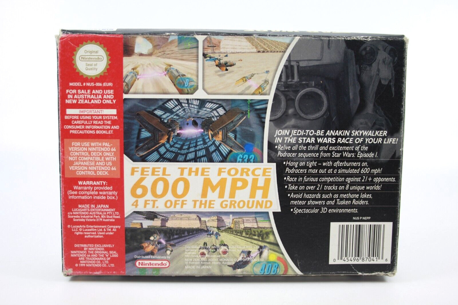 Star Wars Episode 1 Racer - Nintendo 64 (N64) [PAL] - WITH WARRANTY