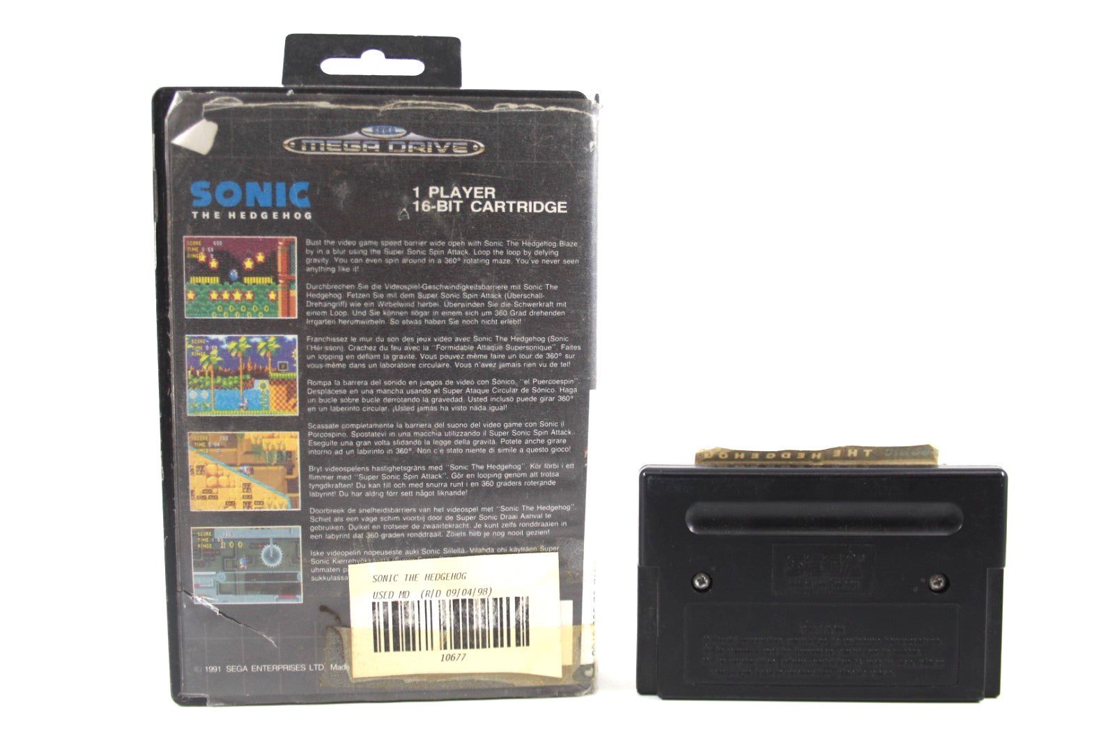 Sonic the Hedgehog - SEGA Mega Drive [PAL] - WITH WARRANTY