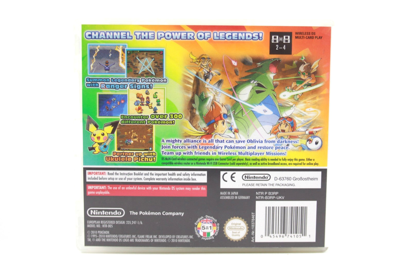 Pokémon Ranger: Guardian Signs - Nintendo DS [PAL] - WITH WARRANTY