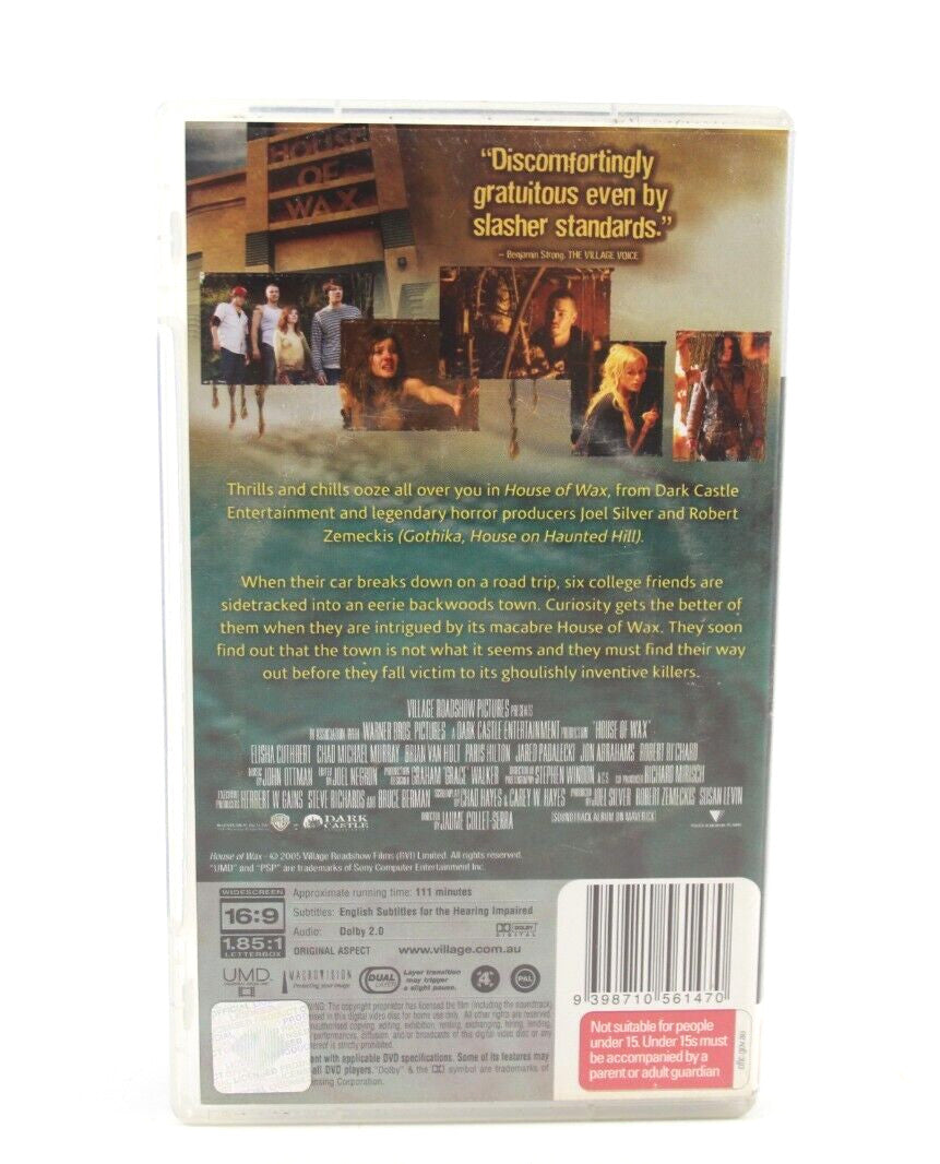 House of Wax (UMD Video) - PlayStation Portable (PSP) - WITH WARRANTY