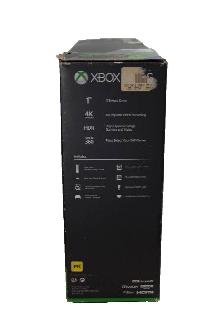 *BOX ONLY* Official Minecraft BOX for Xbox one S *BOX ONLY* LIMITED EDITION BOX