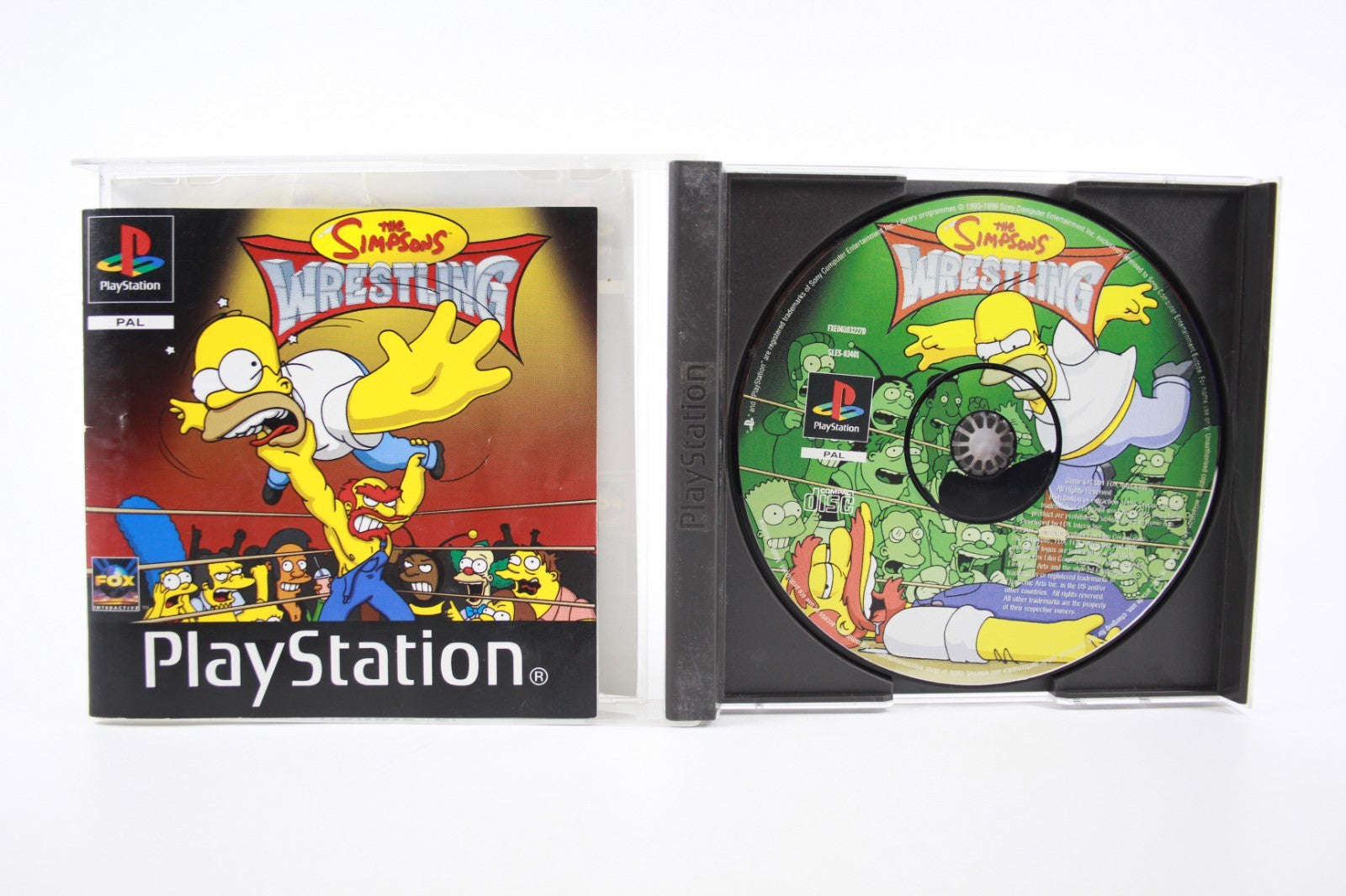 The Simpsons Wrestling - PlayStation 1 (PS1) [PAL] - WITH WARRANTY
