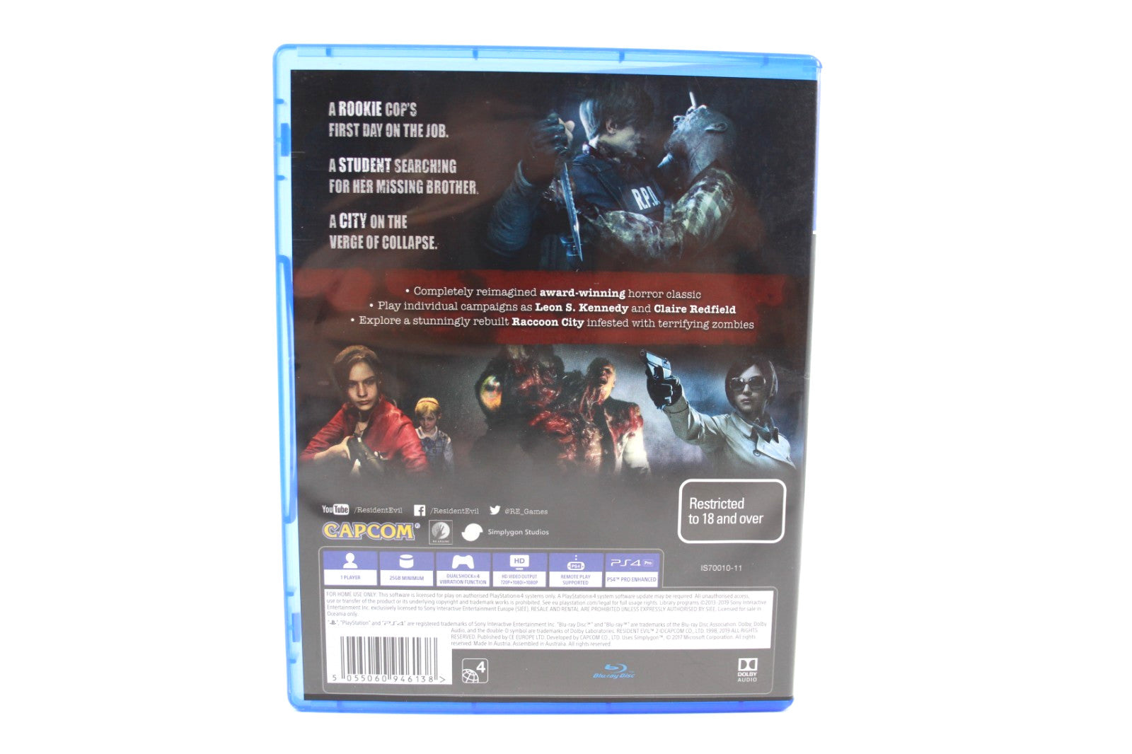 Resident Evil 2 - PlayStation 4 (PS4) [PAL] - WITH WARRANTY