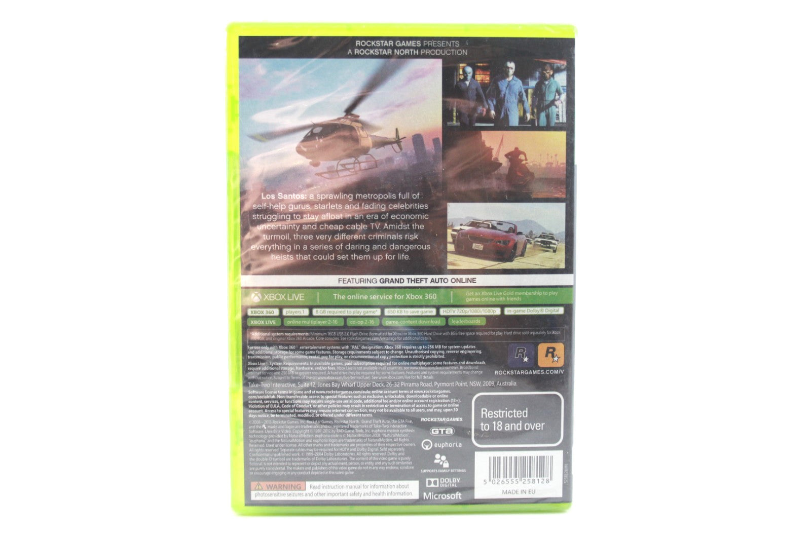 Grand Theft Auto V [BRAND NEW/FACTORY SEALED] - Xbox 360 [PAL]