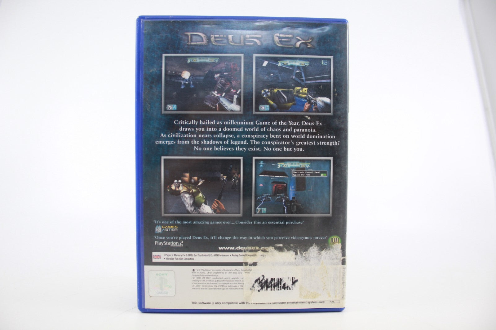 Deus Ex - (PS2) [PAL] - WITH WARRANTY