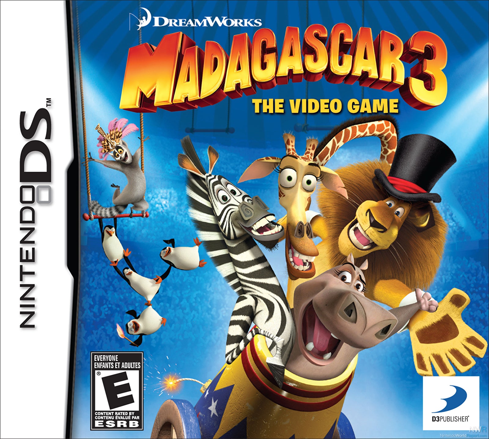 DreamWorks Madagascar 3: The Video Game (Nintendo DS) [PAL] - WITH WARRANTY