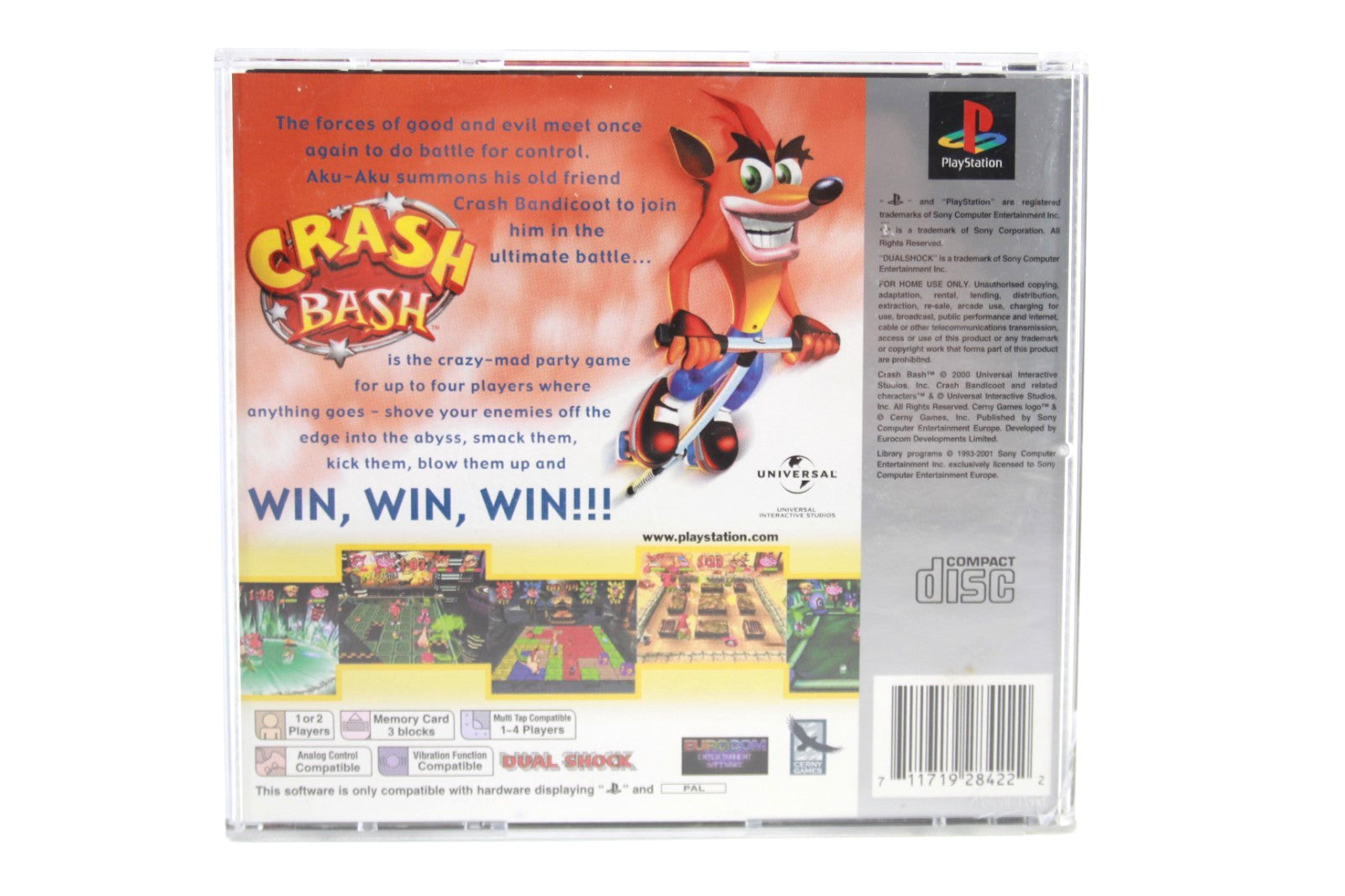 Crash Bash [Platinum] -  PlayStation (PS1) [PAL] - WITH WARRANTY