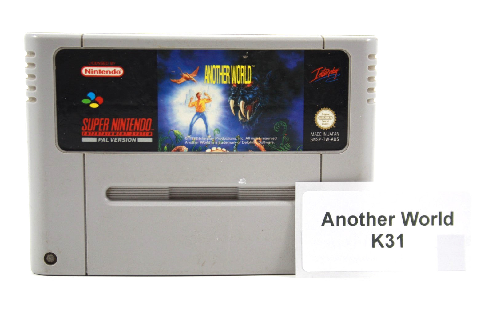Another World [CART ONLY] - Super Nintendo (SNES) [PAL] - WITH WARRANTY