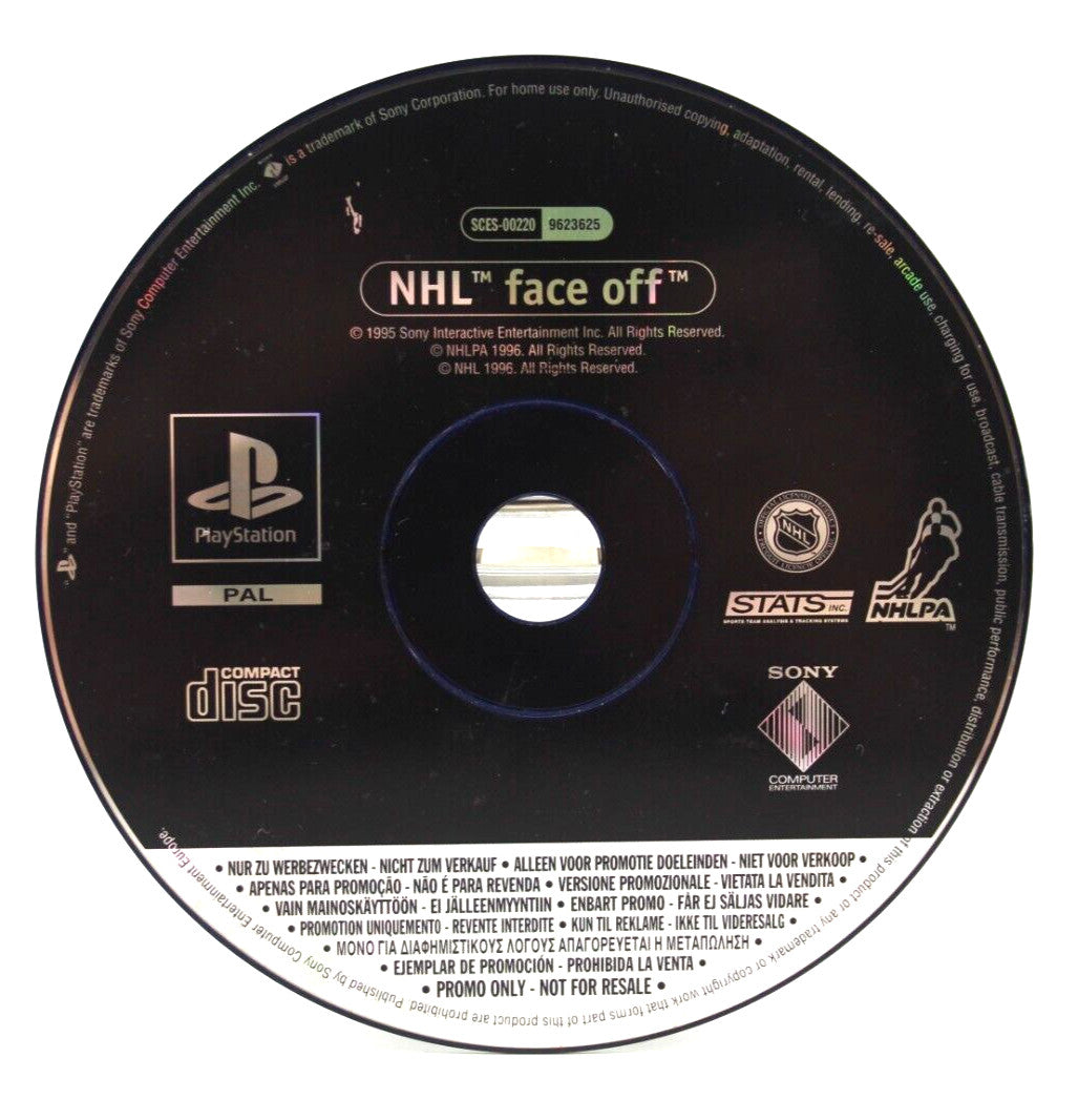 NHL Face Off PROMO [DISC ONLY] PlayStation 1 (PS1) [PAL]WITH WARRANTY