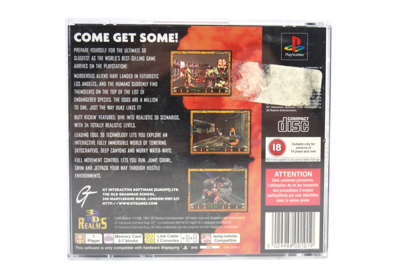 Duke Nukem - PlayStation (PS1) [PAL] - WITH WARRANTY
