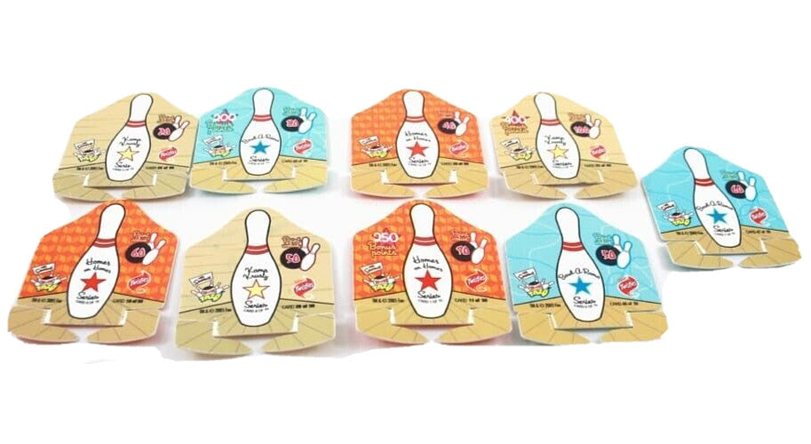 The Simpsons Twisties 2005 Bowl-A-Rama X9 Tazos