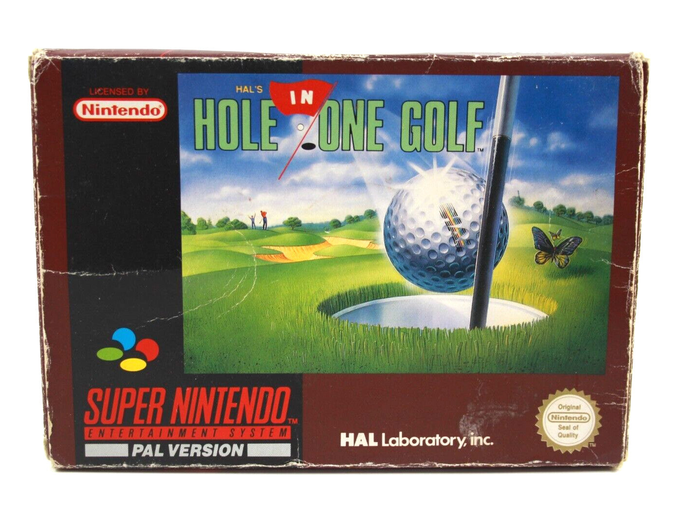 Hal's Hole in One Golf - Super Nintendo (SNES) [PAL] **BOX ONLY**