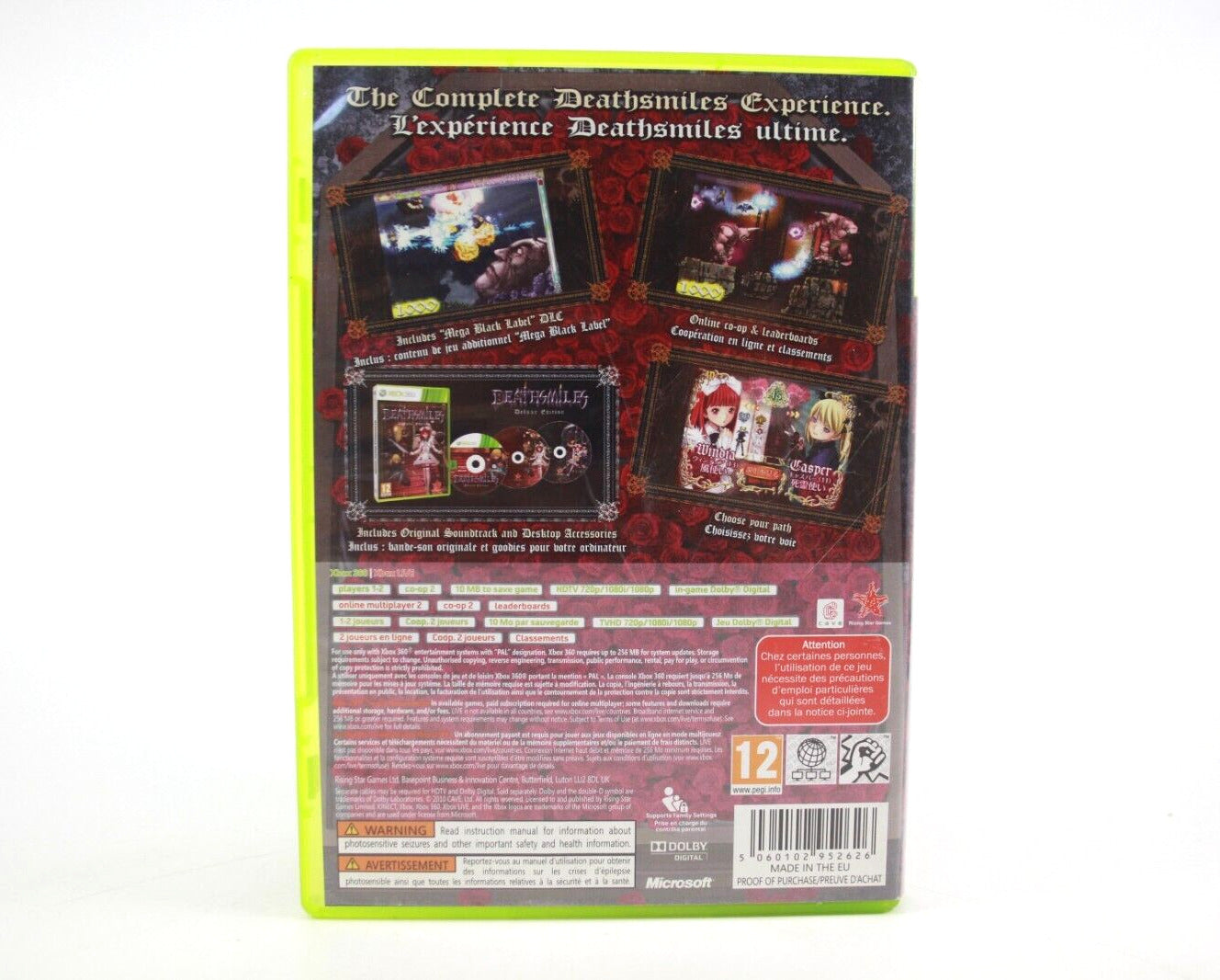 Deathsmiles Deluxe Edition - Xbox 360 [PAL] - WITH WARRANTY