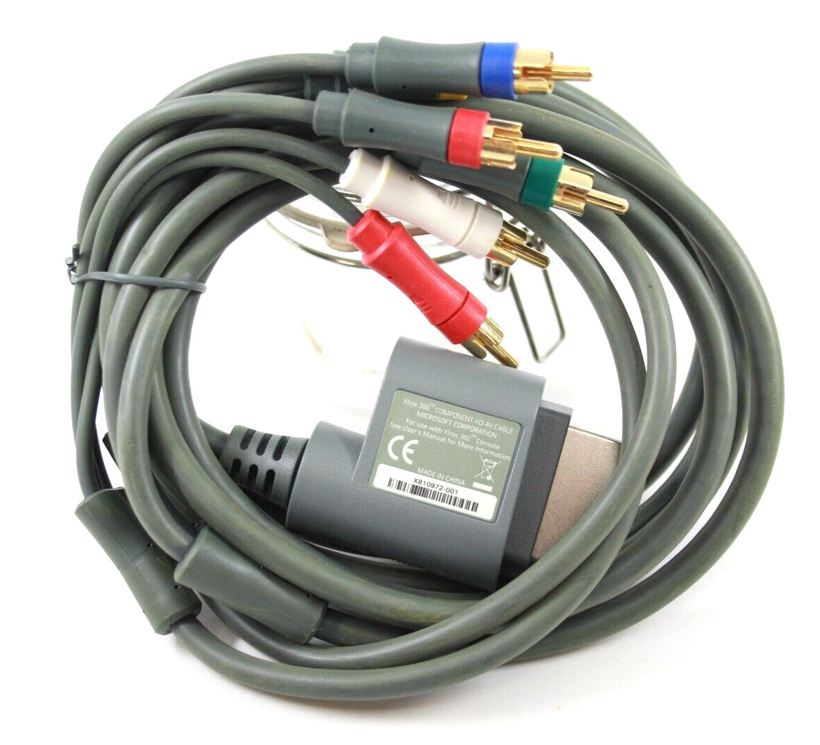 Genuine, Official Microsoft Xbox 360 Component AV Video Cable HD