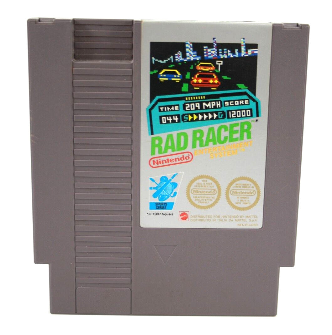 Rad Racer - Nintendo Entertainment System (NES) [PAL] - WITH WARRANTY