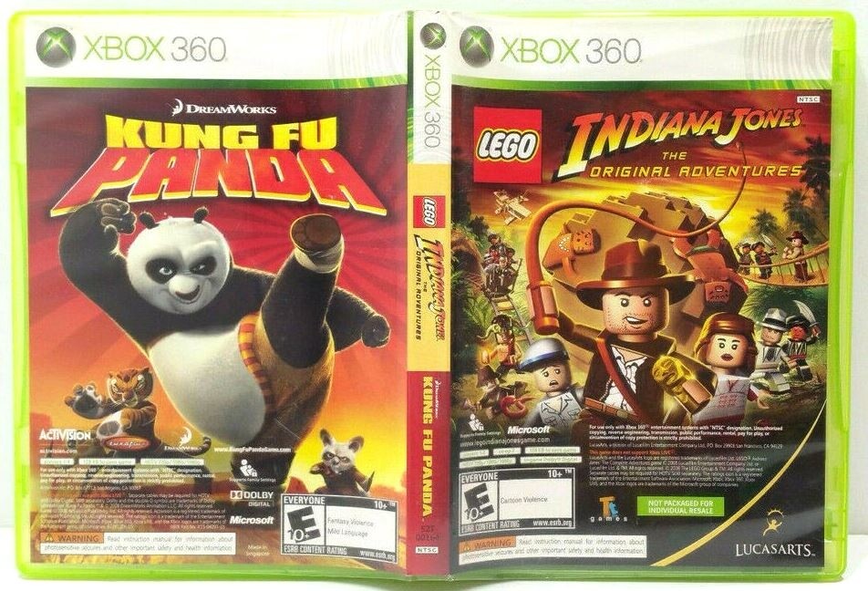 LEGO Indiana Jones: The Original Adventures / DreamWorks Kung (Xbox 360) [PAL]