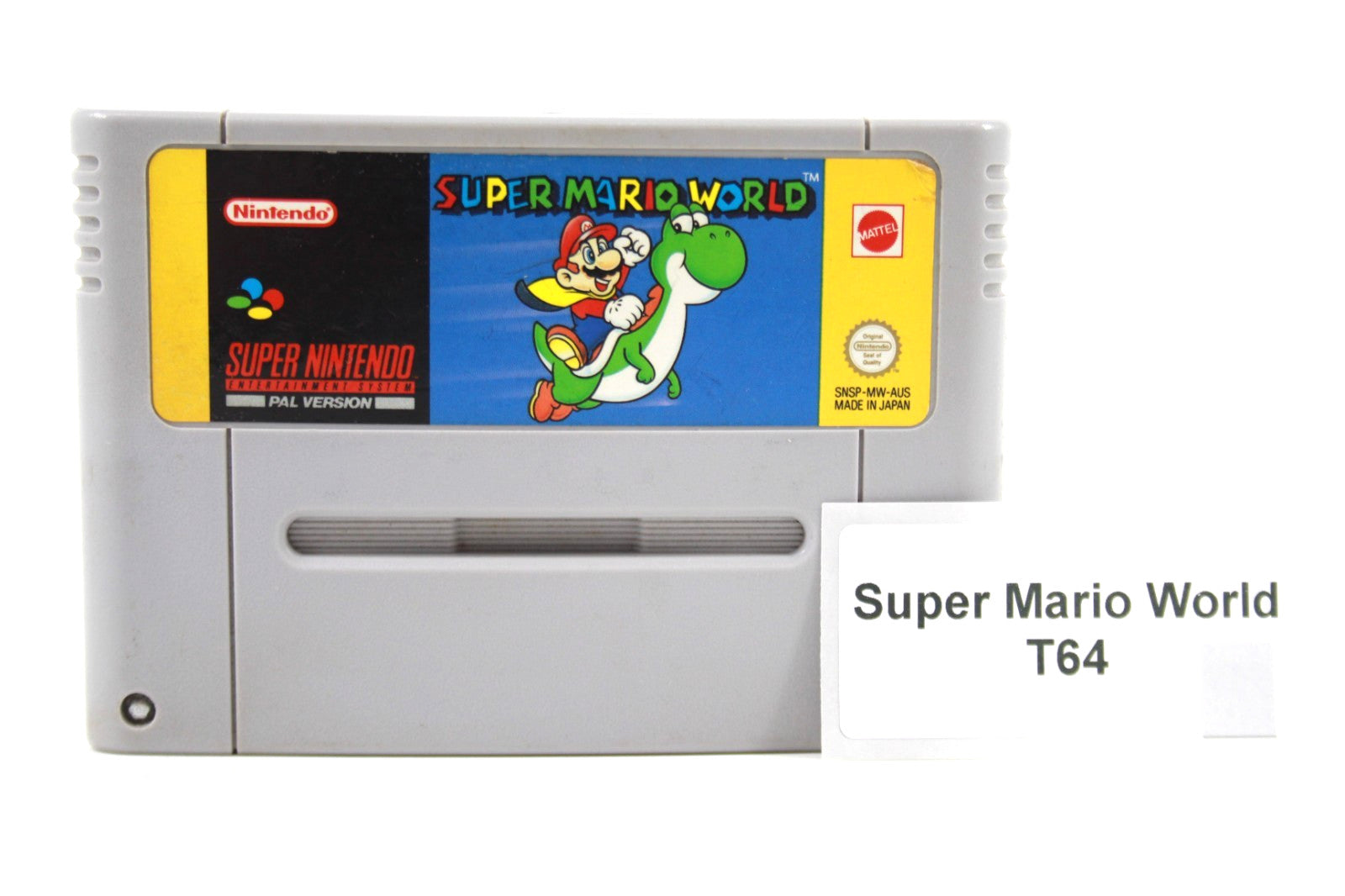 Super Mario World [CART ONLY] - Super Nintendo (SNES) [PAL] - WITH WARRANTY