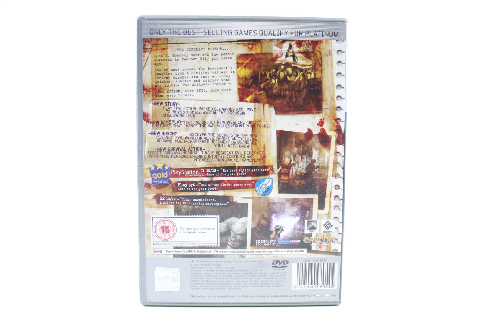 Resident Evil 4 [Platinum] - PlayStation 2 (PS2) [PAL] - WITH WARRANTY