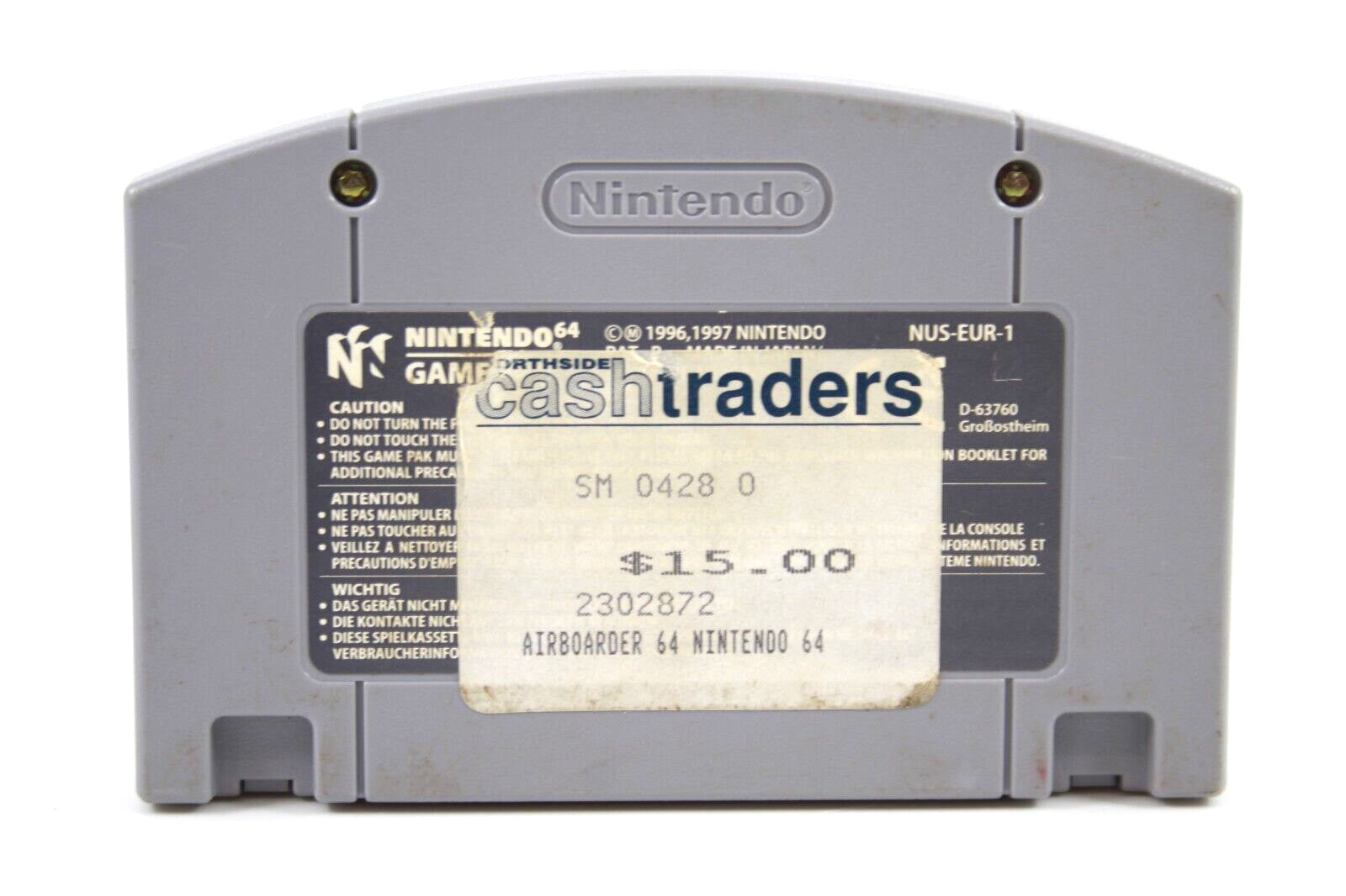 Airboarders 64 [CART ONLY] - Nintendo 64 (N64) [PAL] - WITH WARRANTY