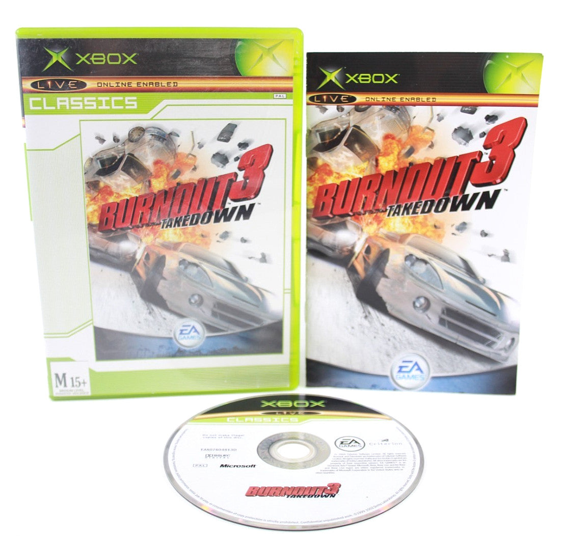 Burnout 3 Takedown [Classics] - Xbox [PAL] - WITH WARRANTY