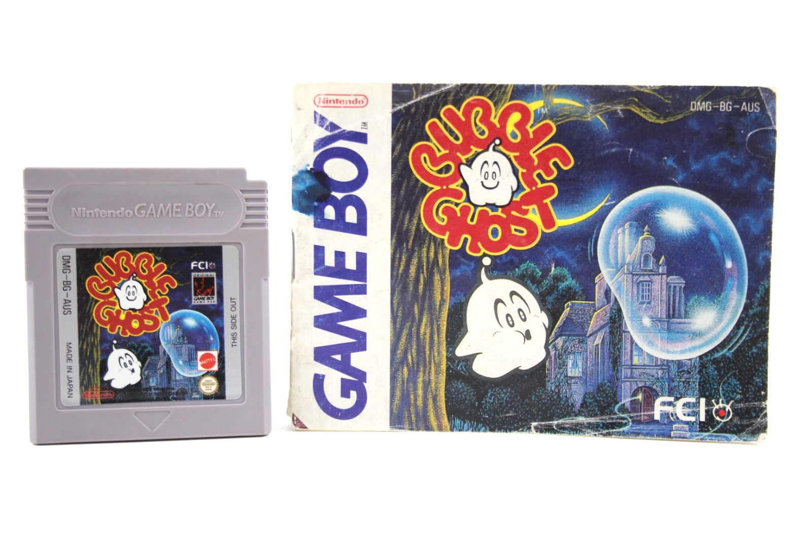 Bubble Ghost [CART + MANUAL] - Nintendo Game Boy [PAL] - WITH WARRANTY