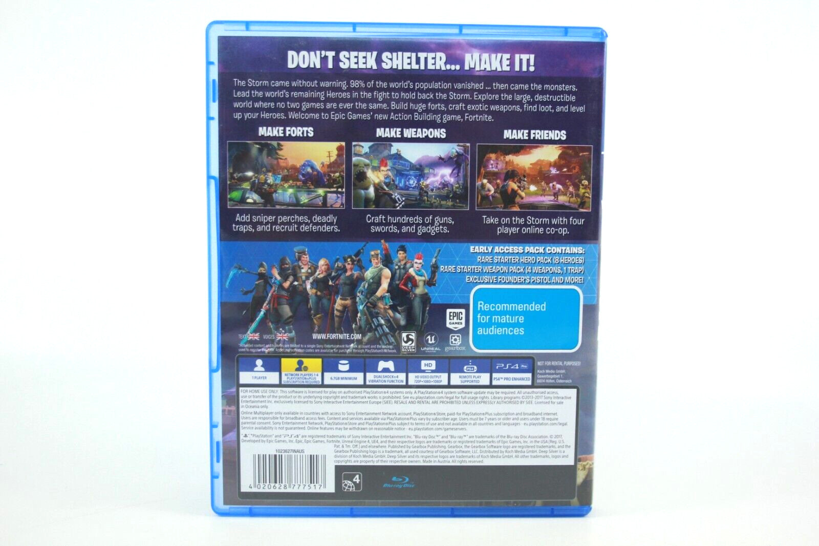 Fortnite - PlayStation 4 (PS4) [PAL] - WITH WARRANTY