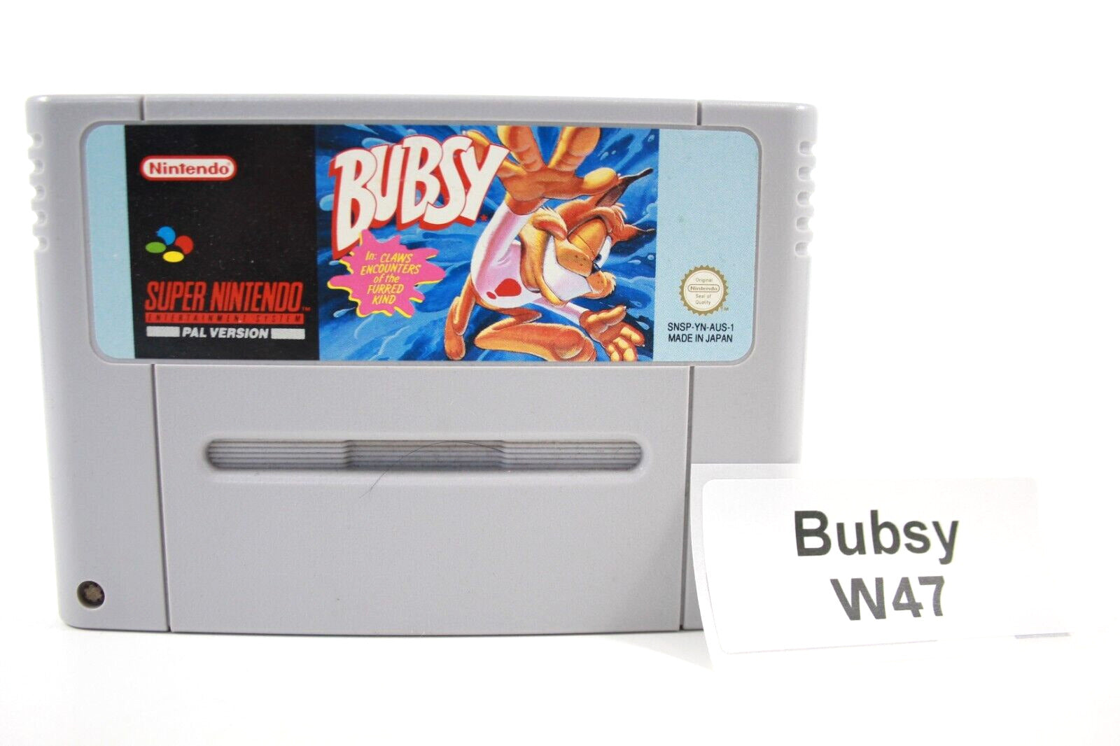 Bubsy [CART ONLY] - Super Nintendo (SNES) [PAL] - WITH WARRANTY