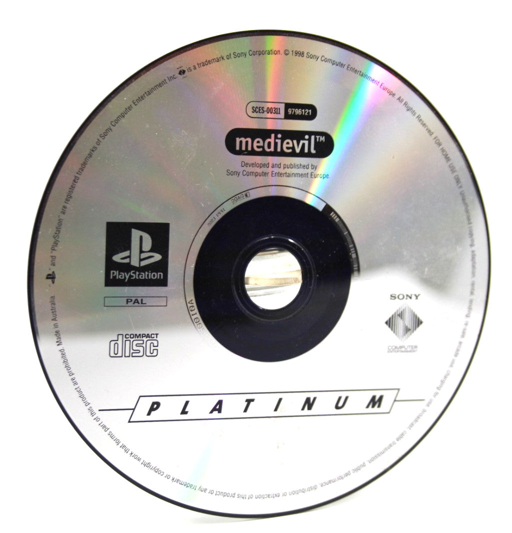 MediEvil [DISC ONLY] - PlayStation 1 (PS1) [PAL] - WITH WARRANTY