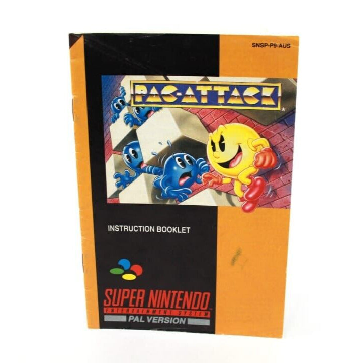 Pac-Attack - Super Nintendo (SNES) ***Manual Only***
