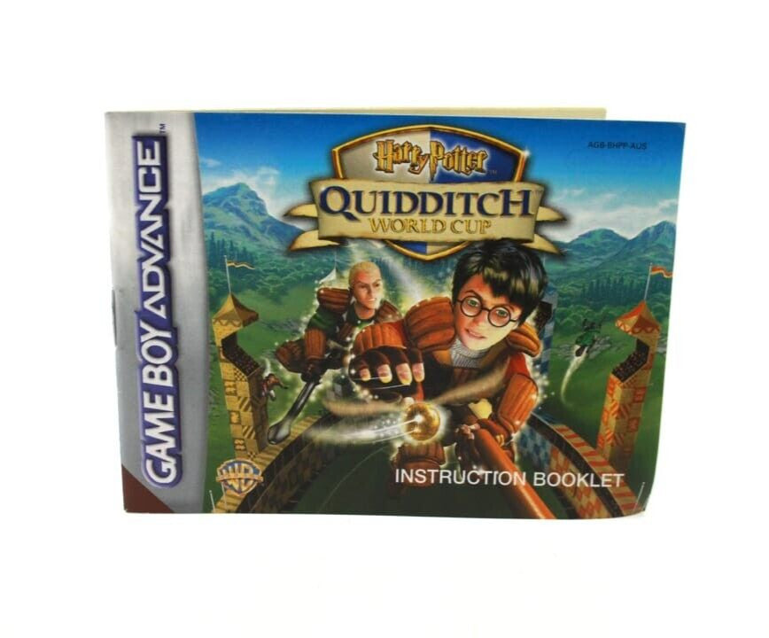 Harry Potter: Quidditch World Cup - Nintendo Game Boy Advance  ***Manual Only***