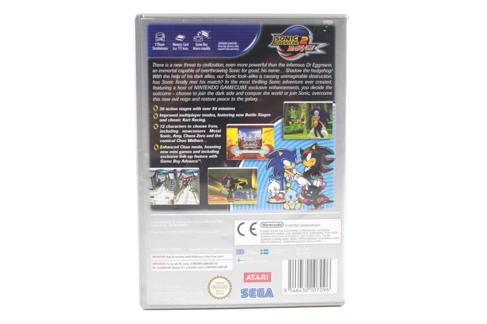 Sonic Adventure 2: Battle - Nintendo GameCube [PAL] - WITH WARRANTY